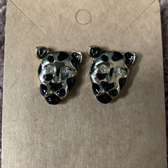 Leopard studs - Picture 2 of 3